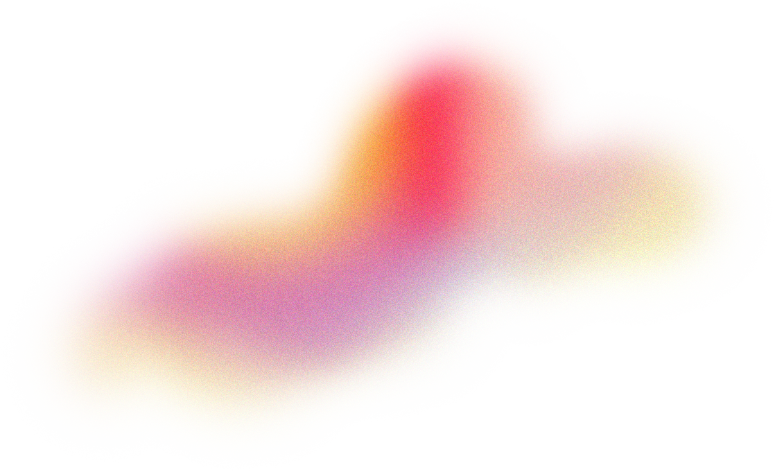 Glowy Gradient Abstract Brush Stroke Blob